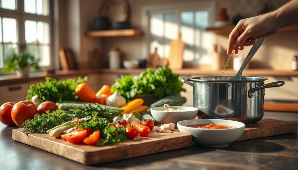adapting soup recipes