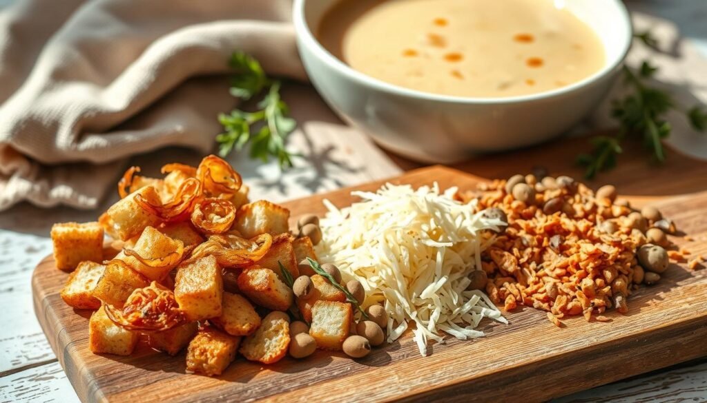 crunchy soup toppings