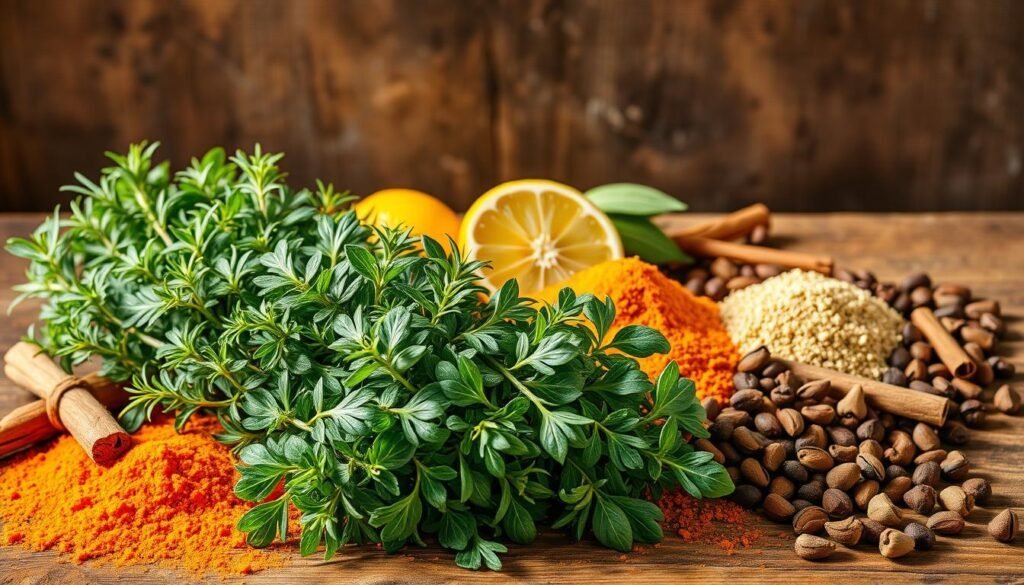 flavorful herbs and spices