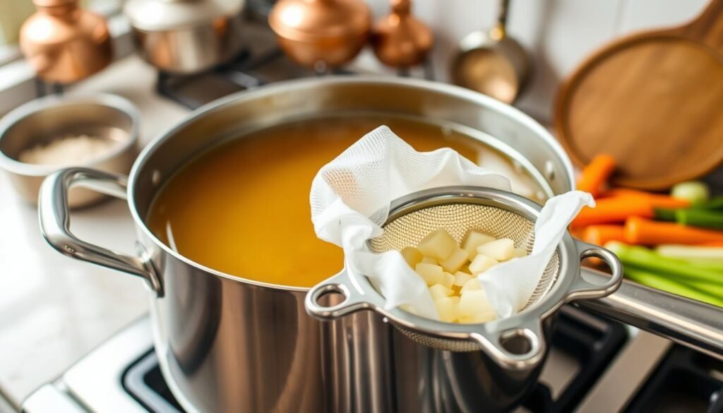 soup broth clarification methods